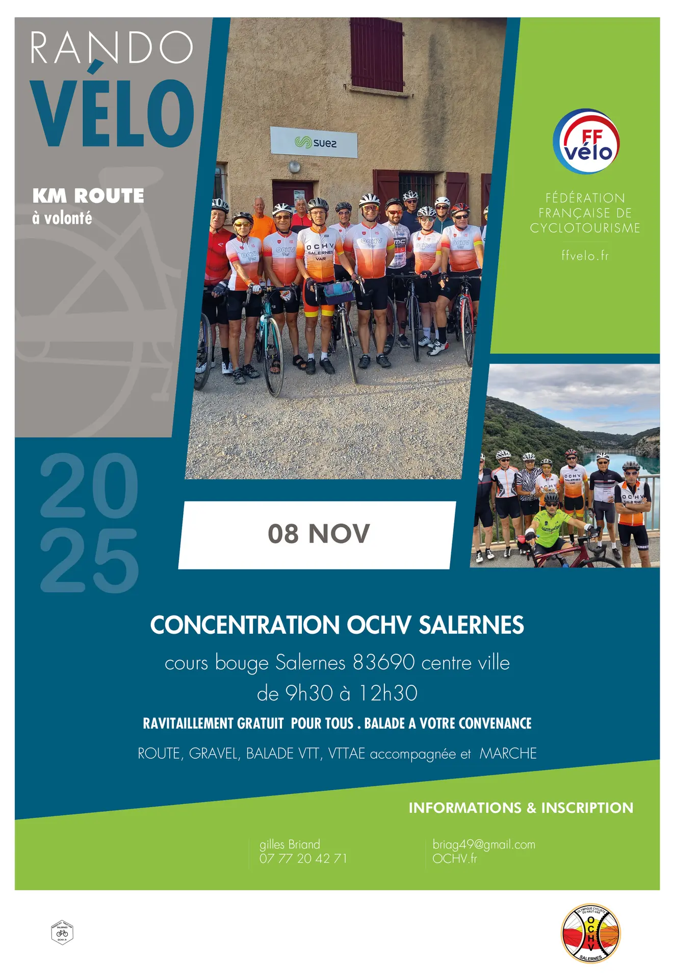 Concentration de vélos à Salernes