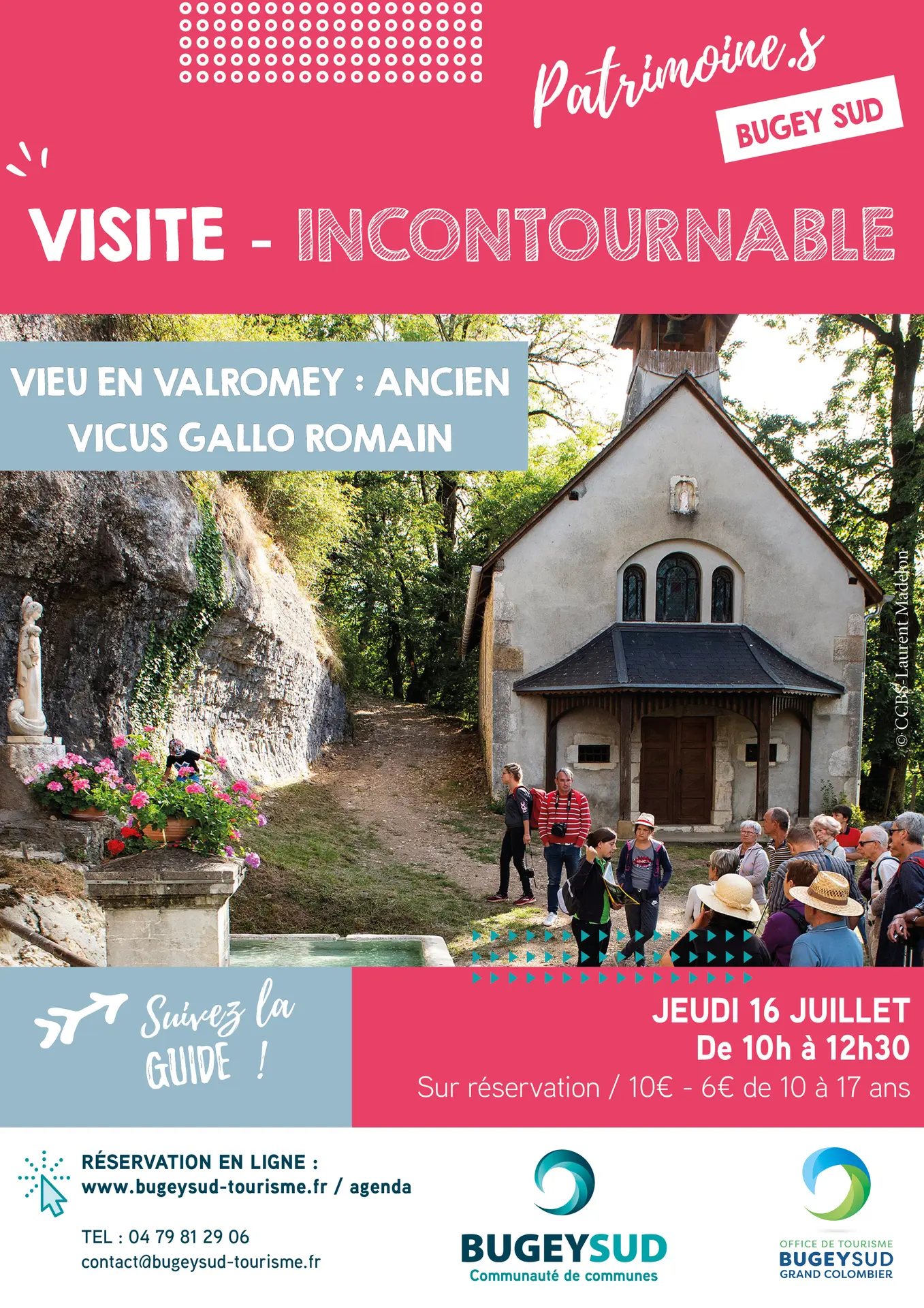 Visite guidée de Vieu-en-Valromey, ancien vicus gallo-romain