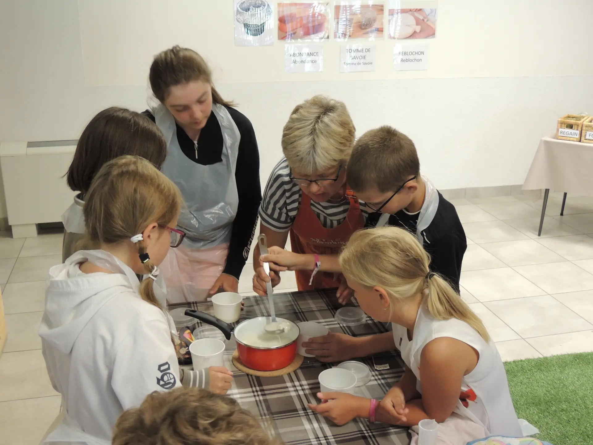 Atelier proposée par la Maison du Fromage Abondance