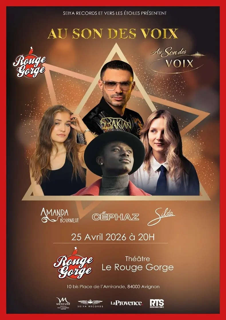 Au son des voix : Bakian, Amanda Bourneuf, Céphaz et Silda en concert_Avignon