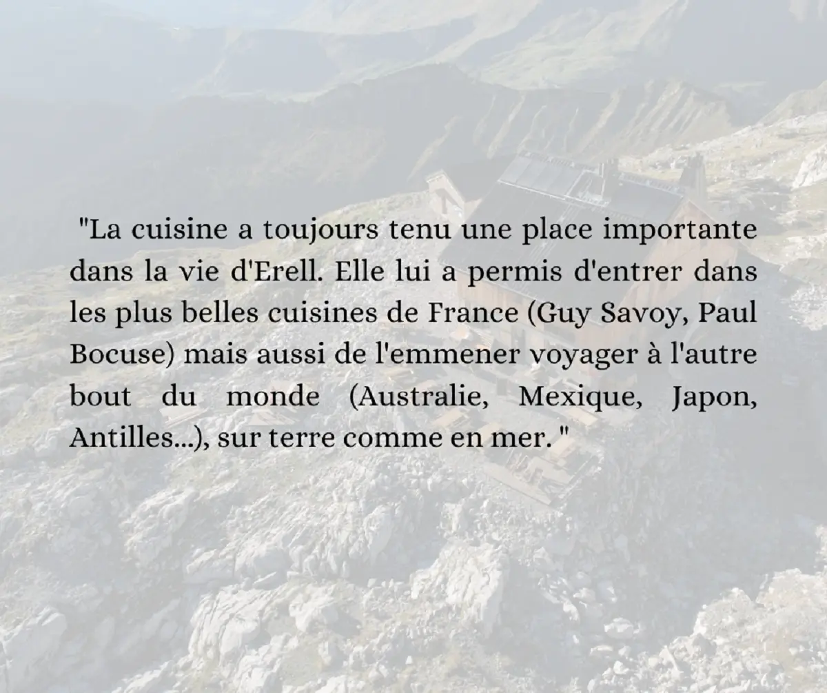 Déjeuner au refuge de la Pointe Percée avec Erell