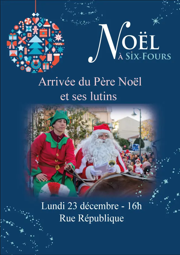 Arrivée du Père Noël et ses lutins_Six-Fours-les-Plages