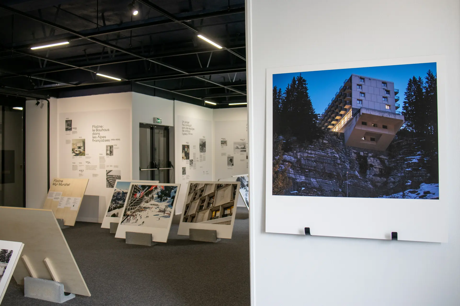 The History of Flaine Exhibition ©Myr Muratet