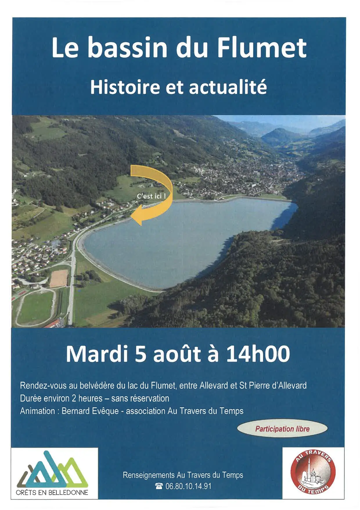 Visite guidée le Bassin du Flumet, histoire et actualité_Crêts en Belledonne