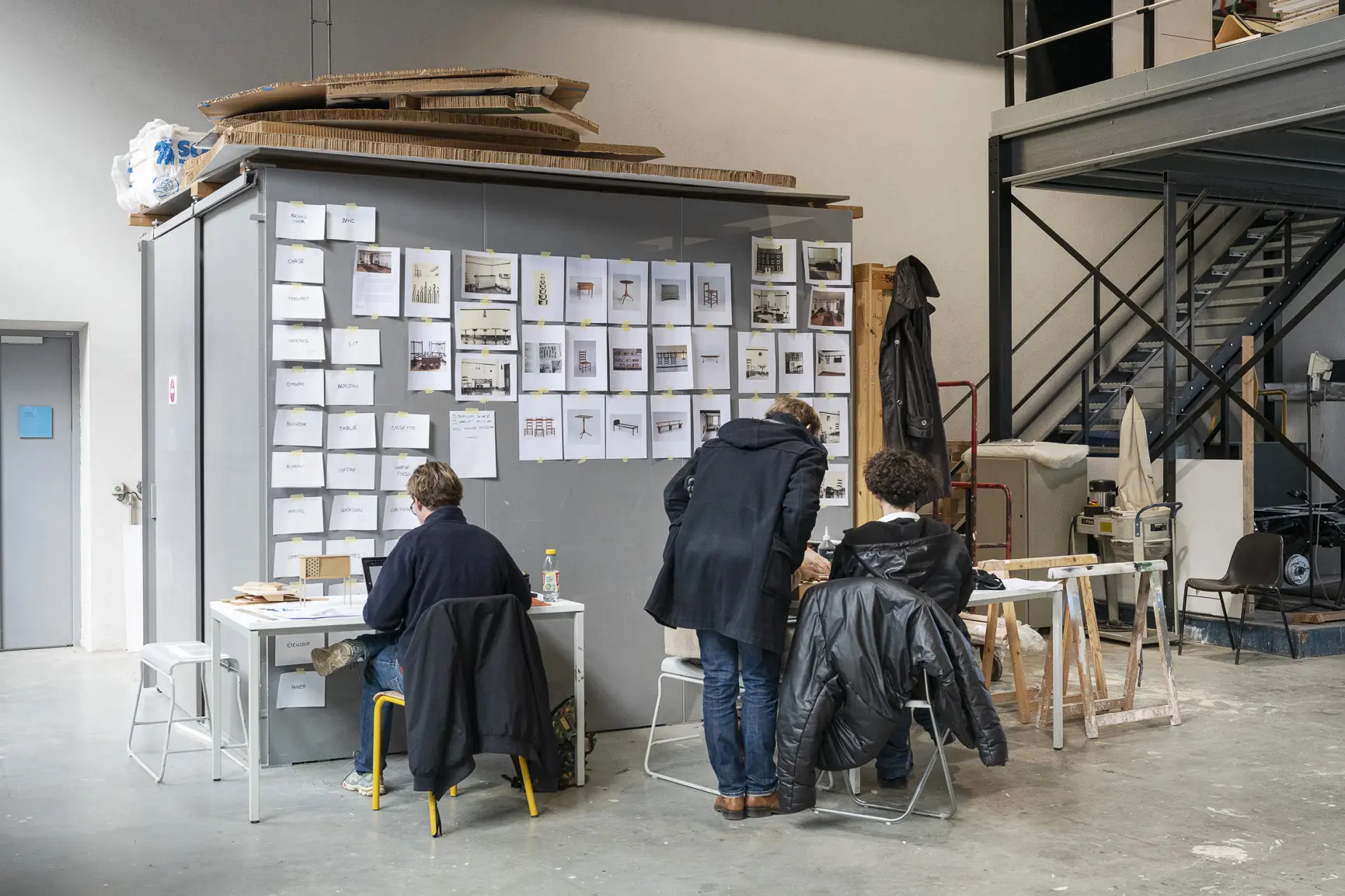 Le droit de rêver - Travail des étudiants lors du workshop, SHAKERS, 2024