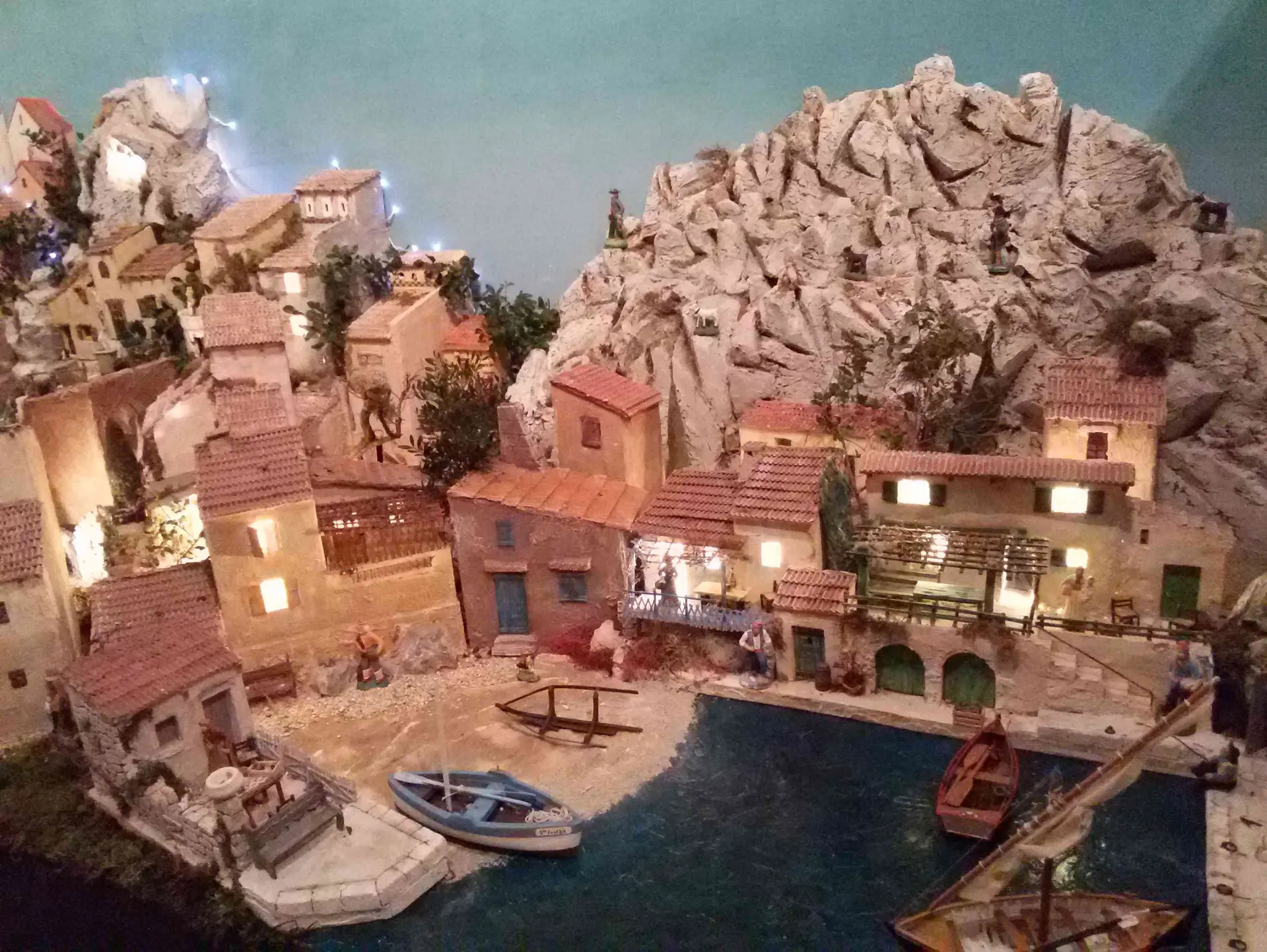 Détail de crèche de Noel