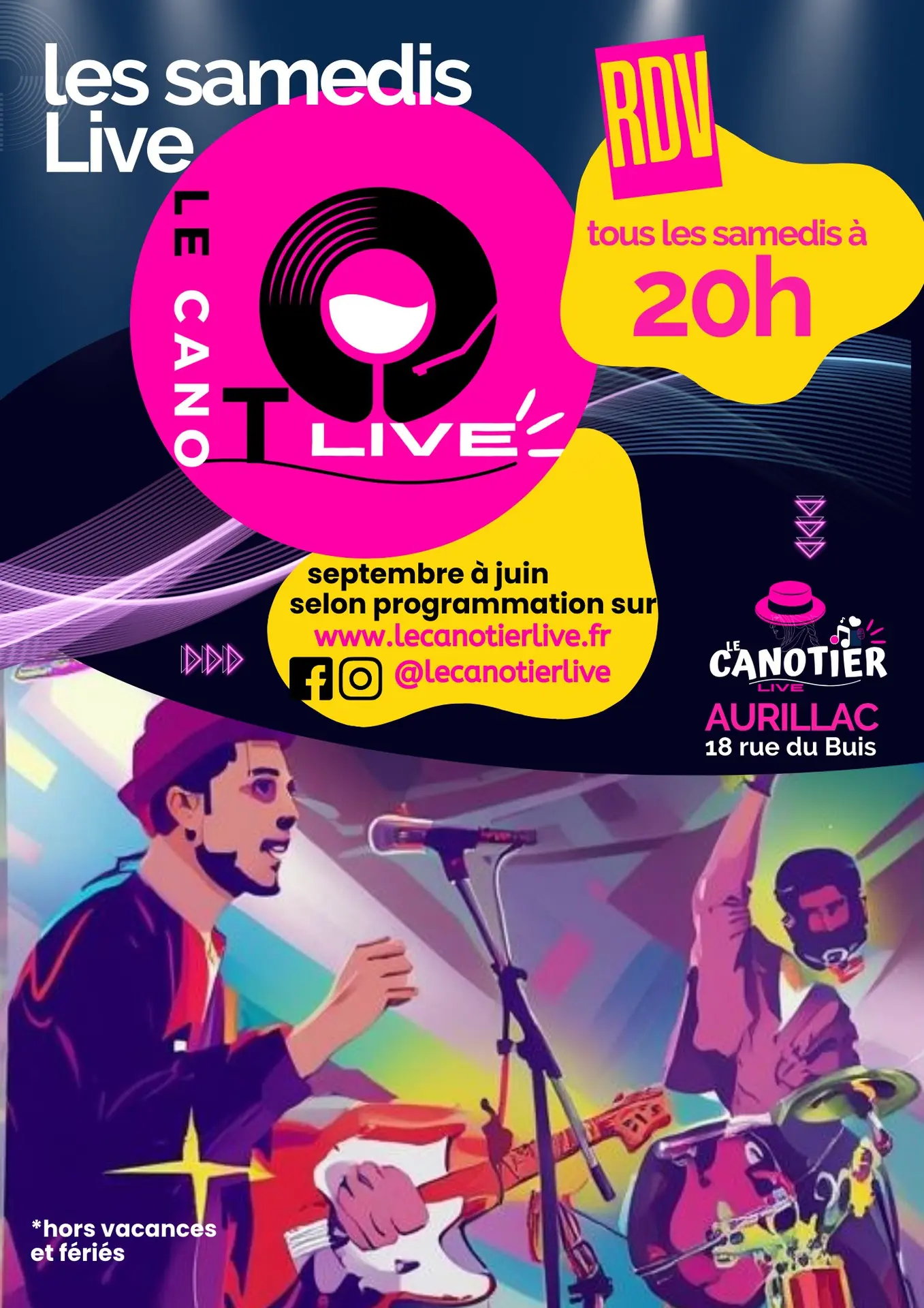 Les samedis au Canotier Live