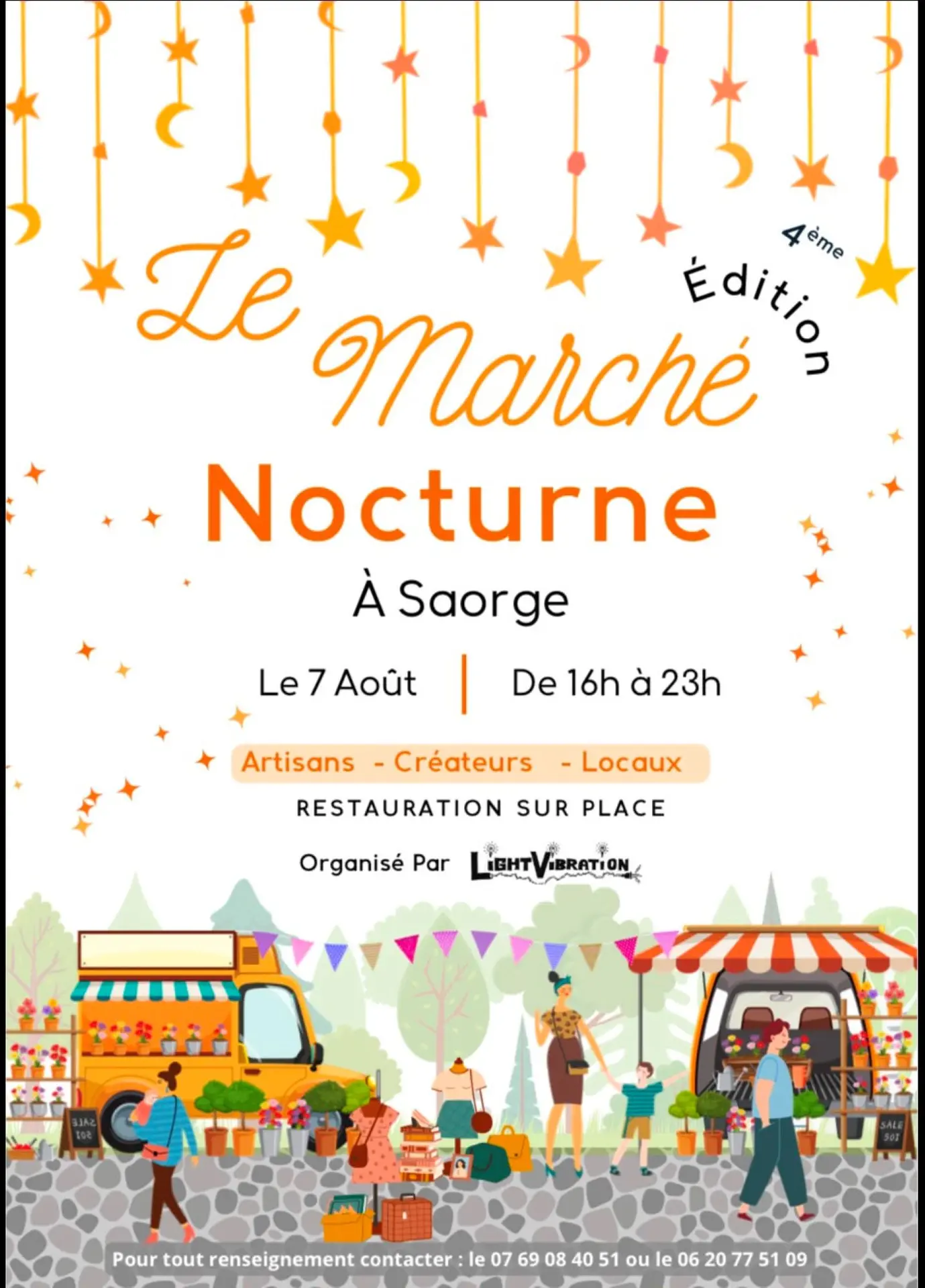 Marché nocturne à Saorge