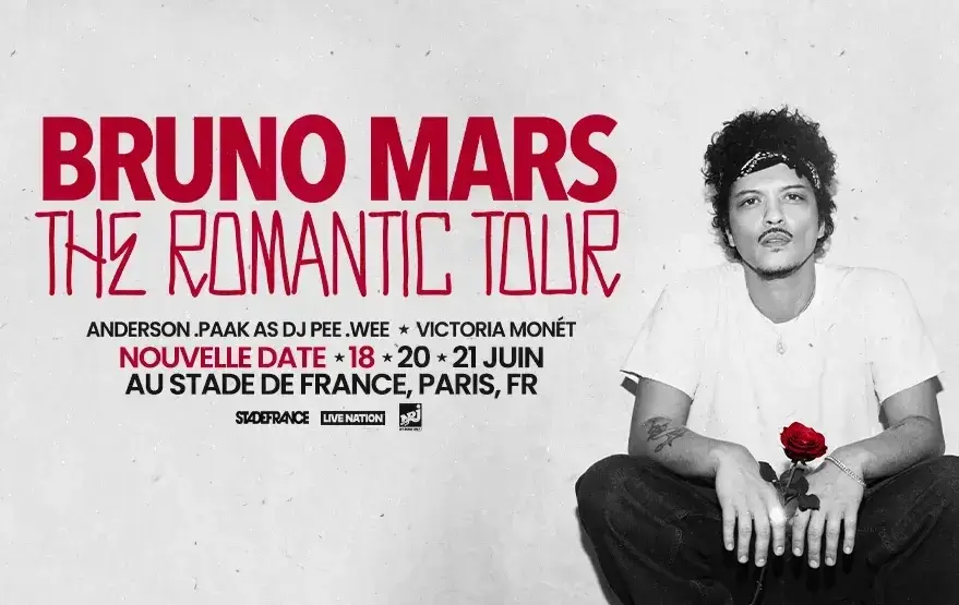 Concert de Bruno Mars au Stade de France