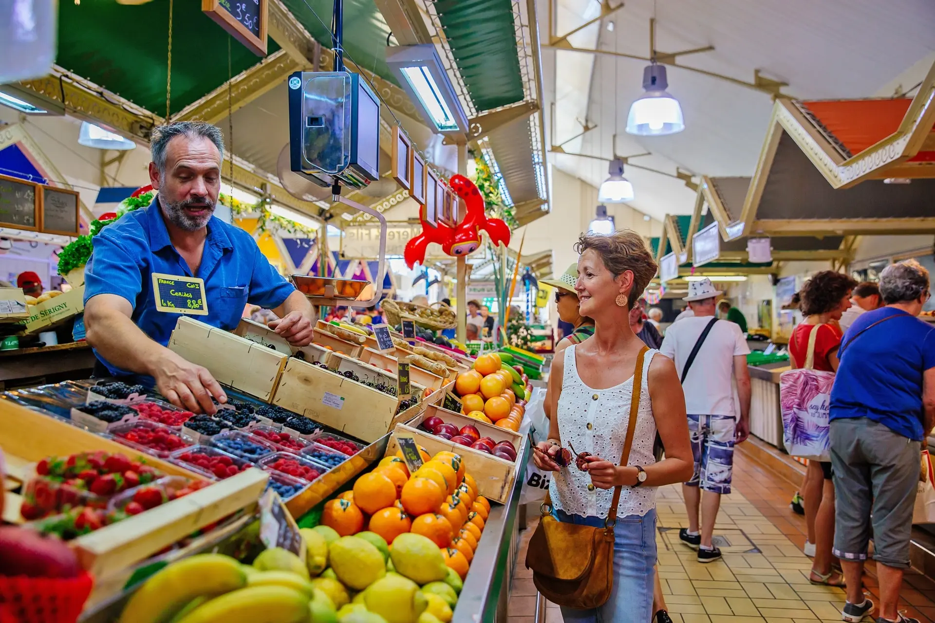 Le marché couvert de Châtelaillon Plage