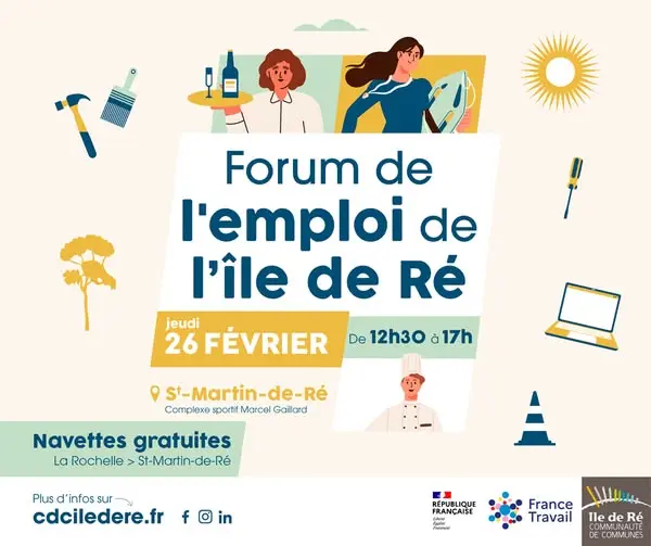 Seasonal employment forum on the Ile de Ré_Saint-Martin-de-Ré