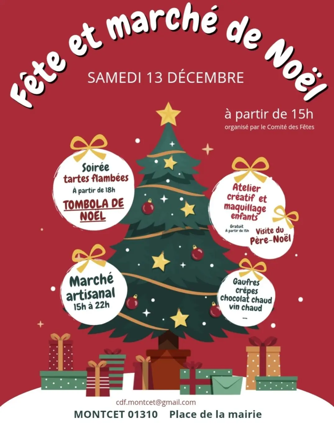 Affiche_Fête et Marché de Noël_Montcet