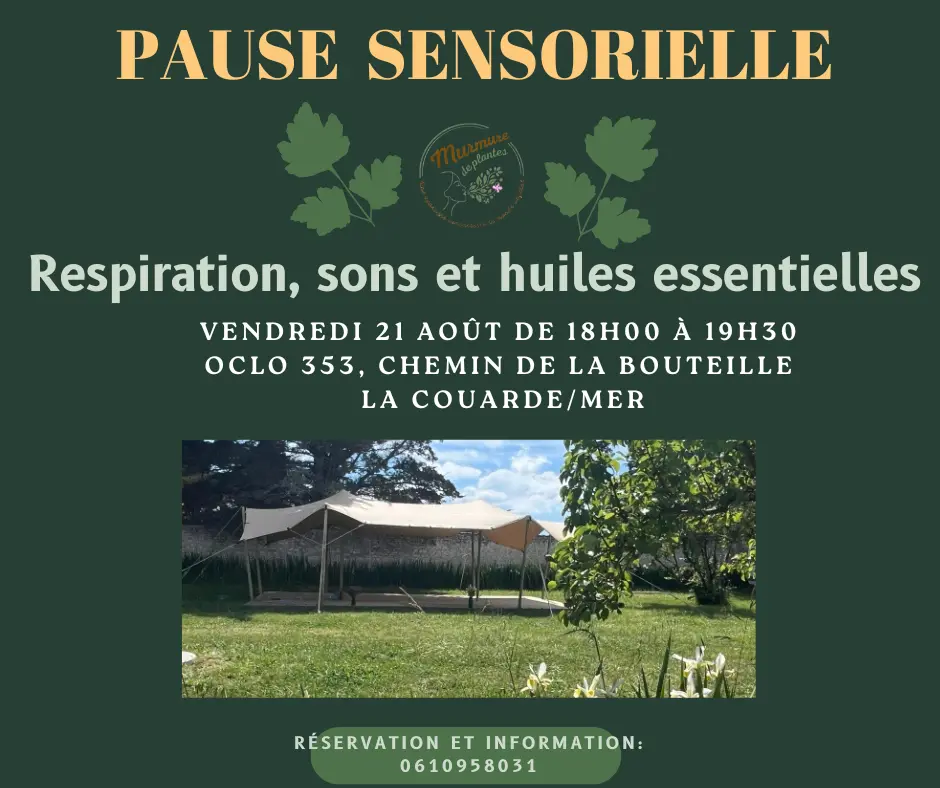 Pausa sensorial: respiración, sonidos y aceites esenciales_La Couarde-sur-Mer