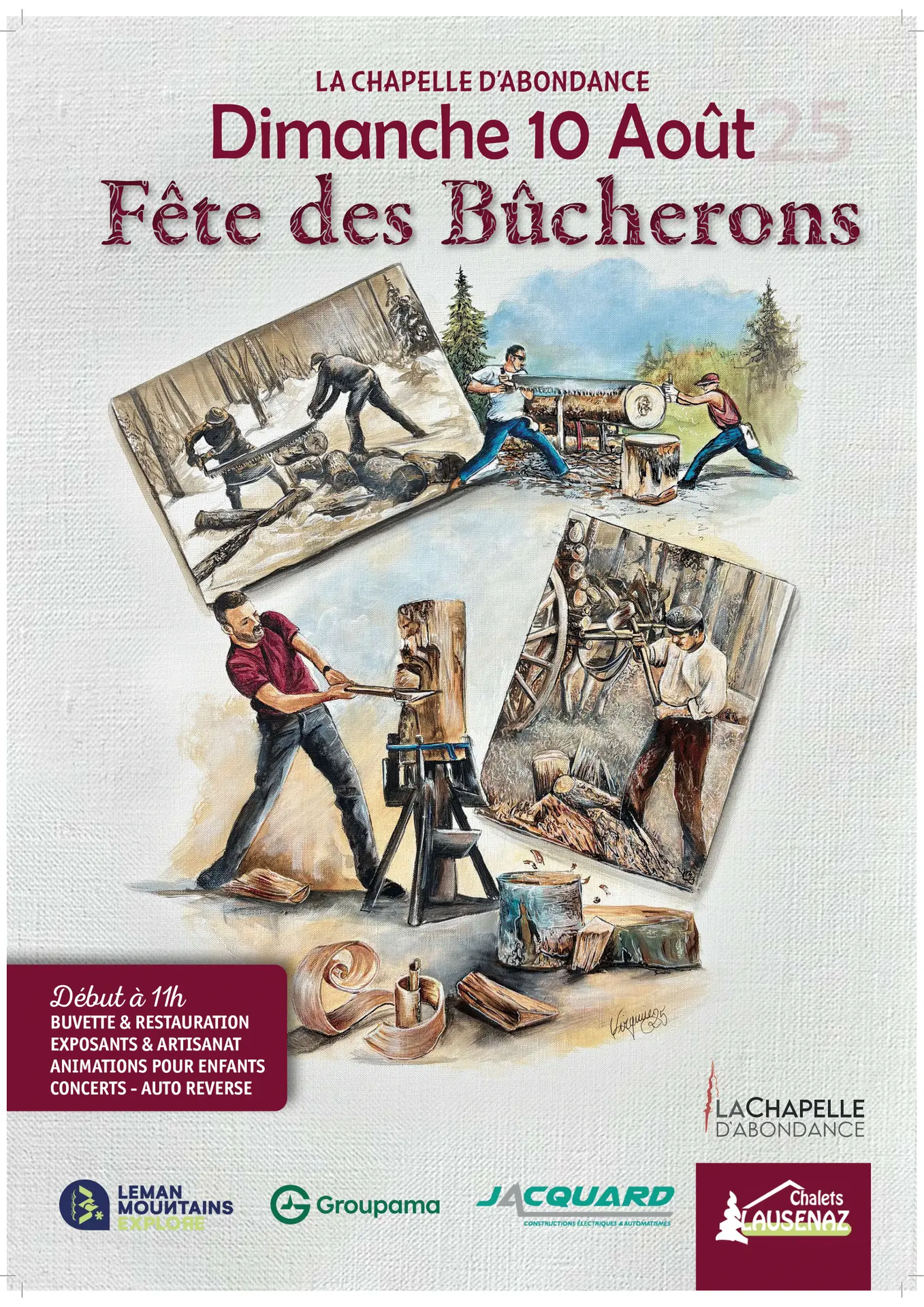 Affiche_Fête des bûcherons