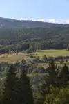 Vue sur village de Giron