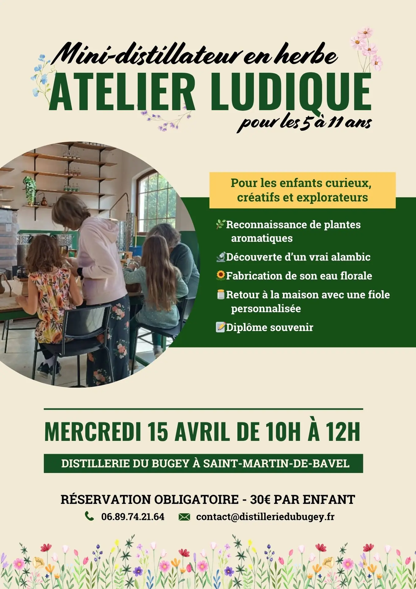 Mini distillateur à Saint Martin de Bavel