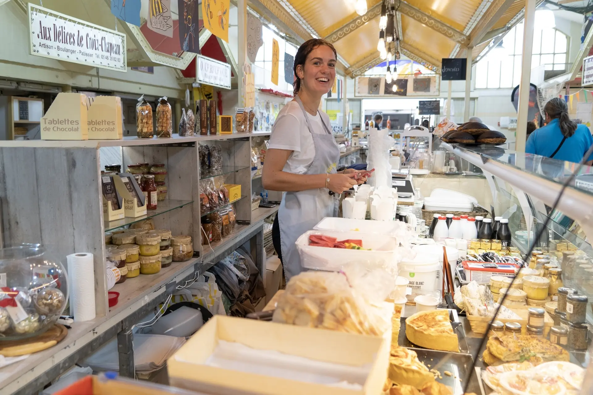 Le marché couvert de Châtelaillon Plage
