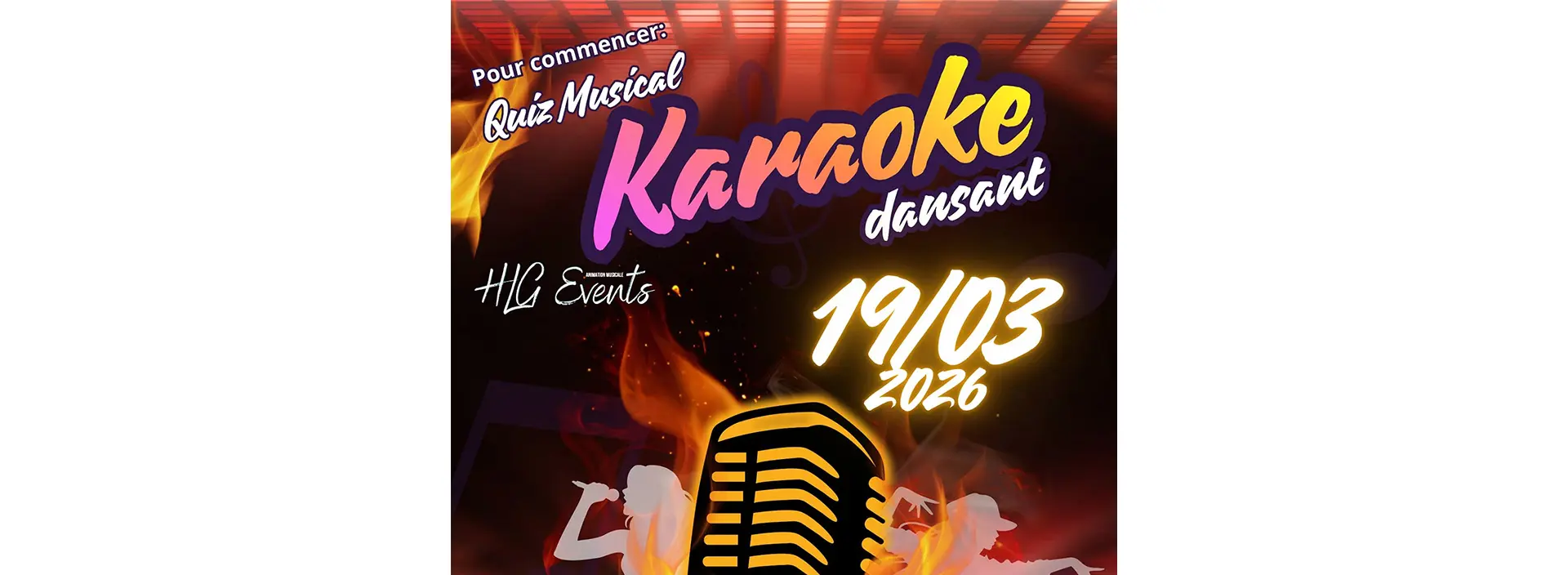 Affiche Karaoké dansant