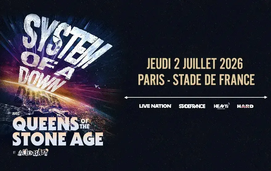 Concert de System Of A Down au Stade de France