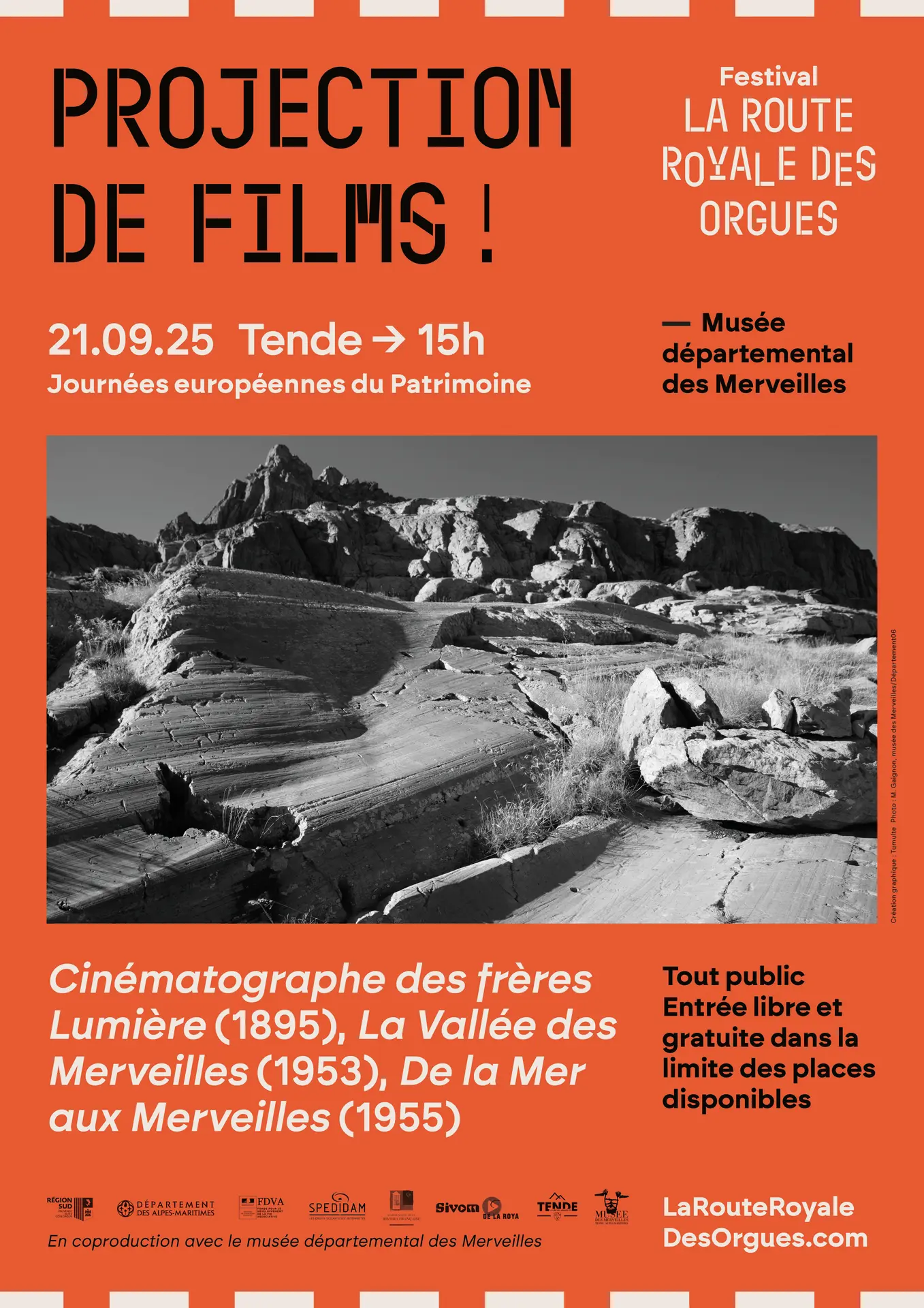 Projection de films - De la mer aux Merveilles