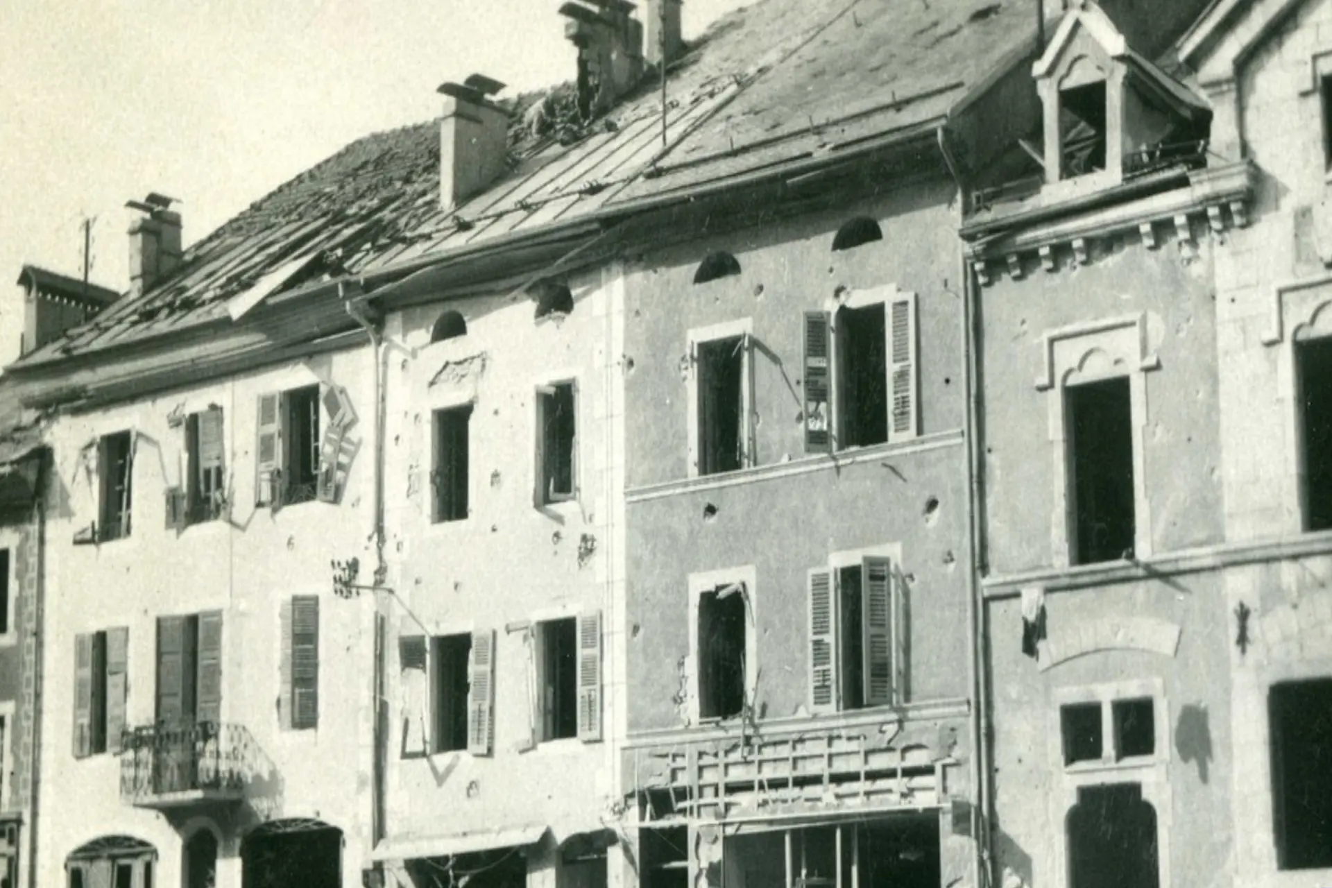 Bombardements août 44 - Thônes