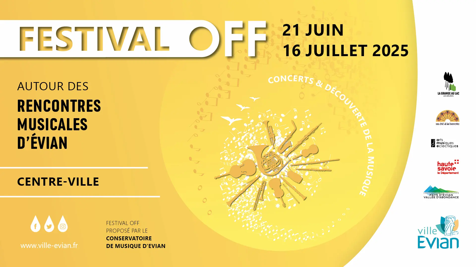 affiche du festival 2025