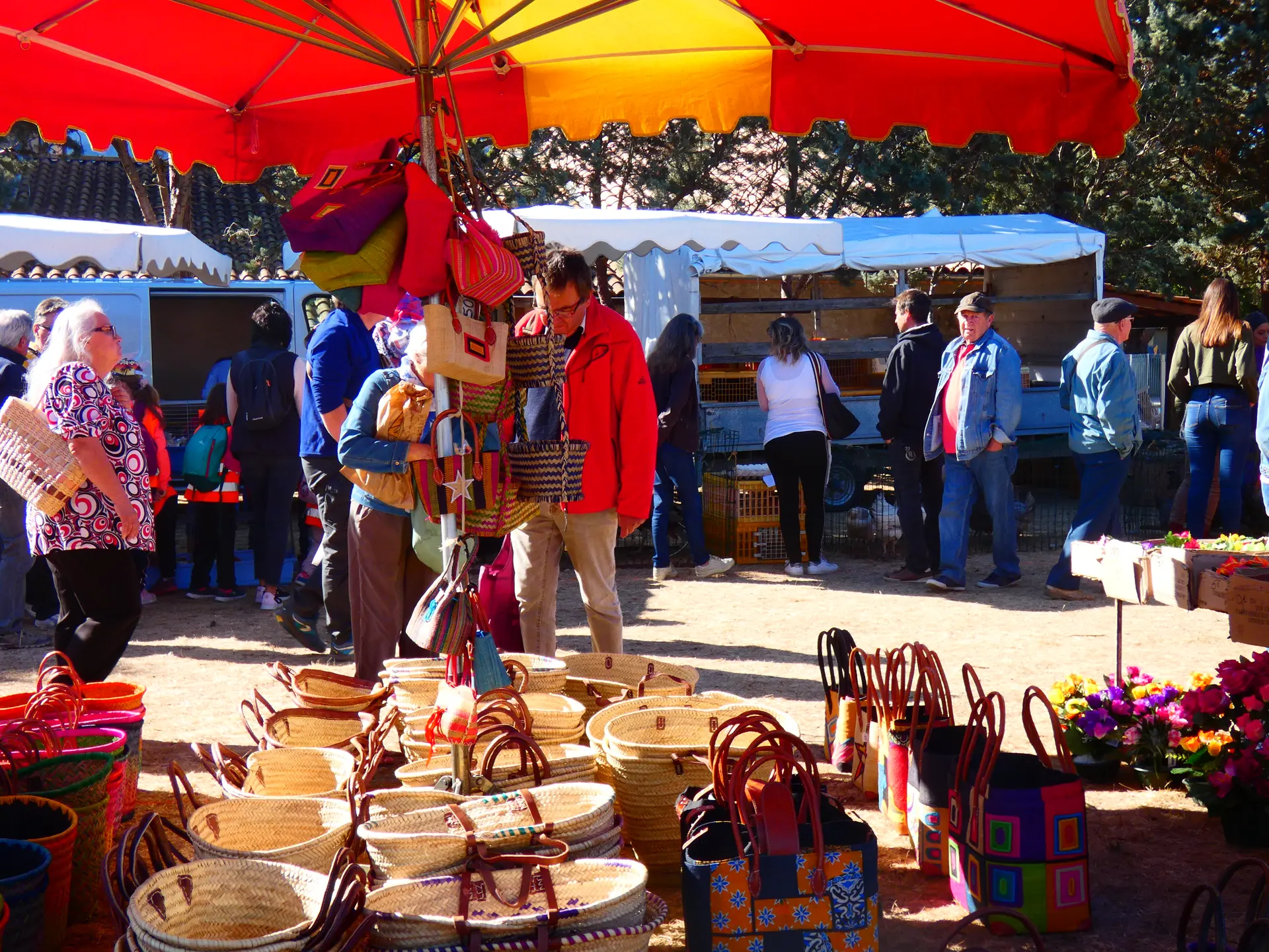 Stands sur la Foire aux Dindes