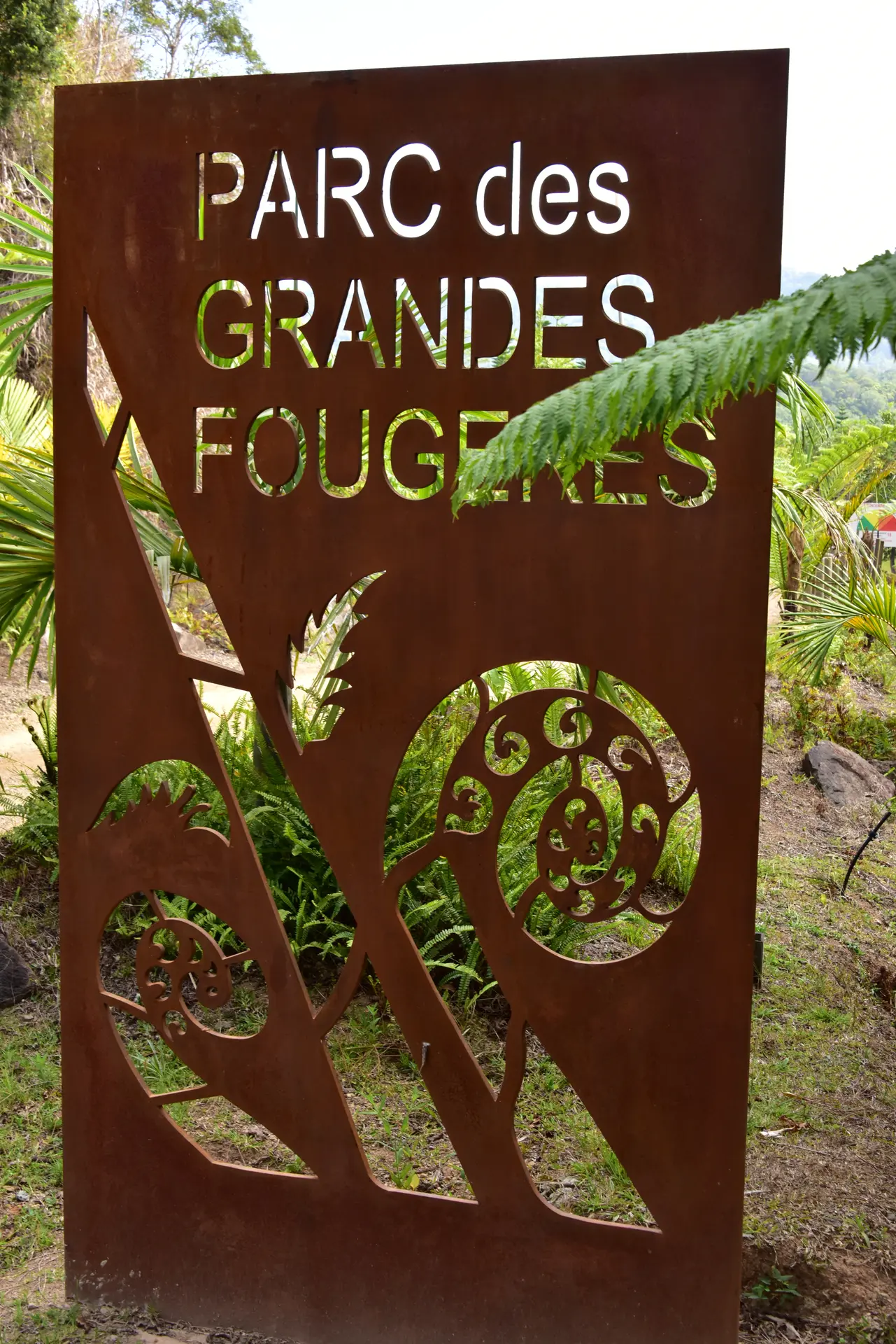 Panneau d'accueil