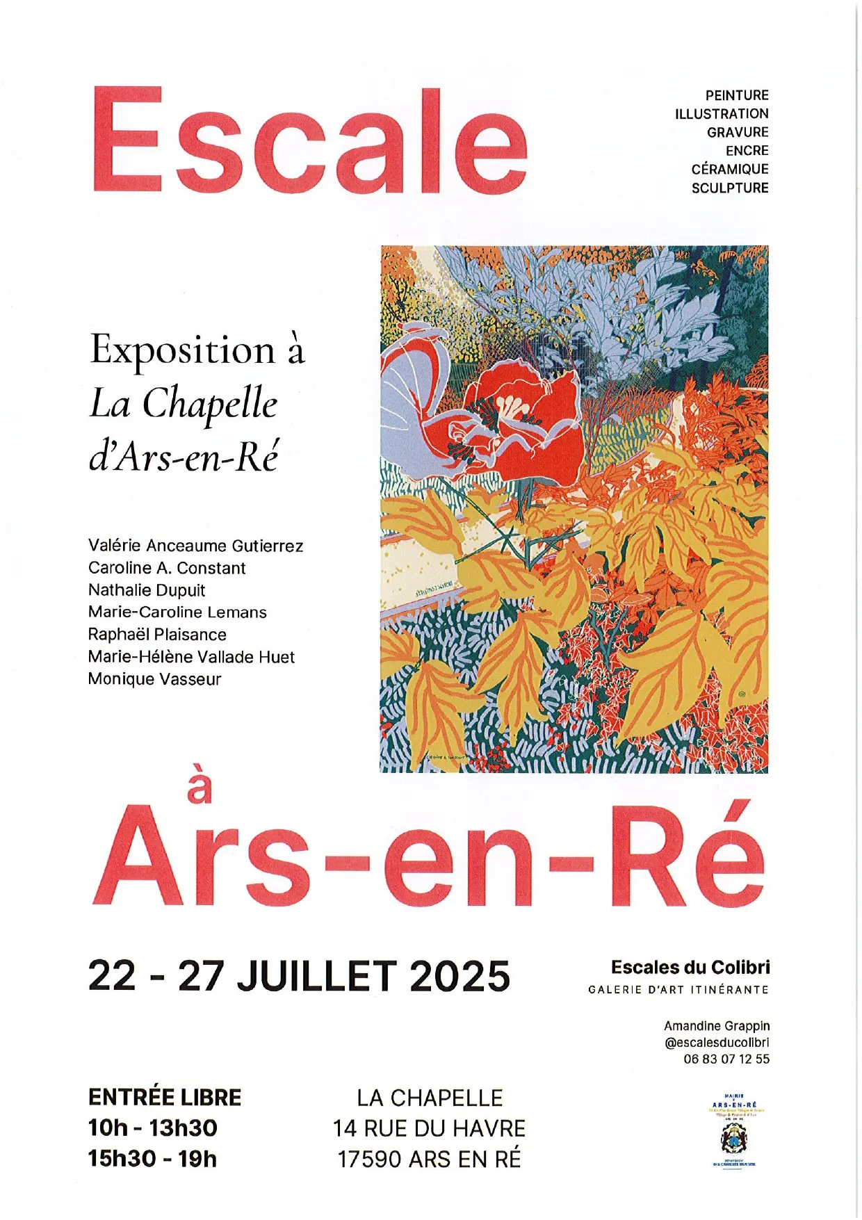 Exposition Escale à Ars-en-Ré