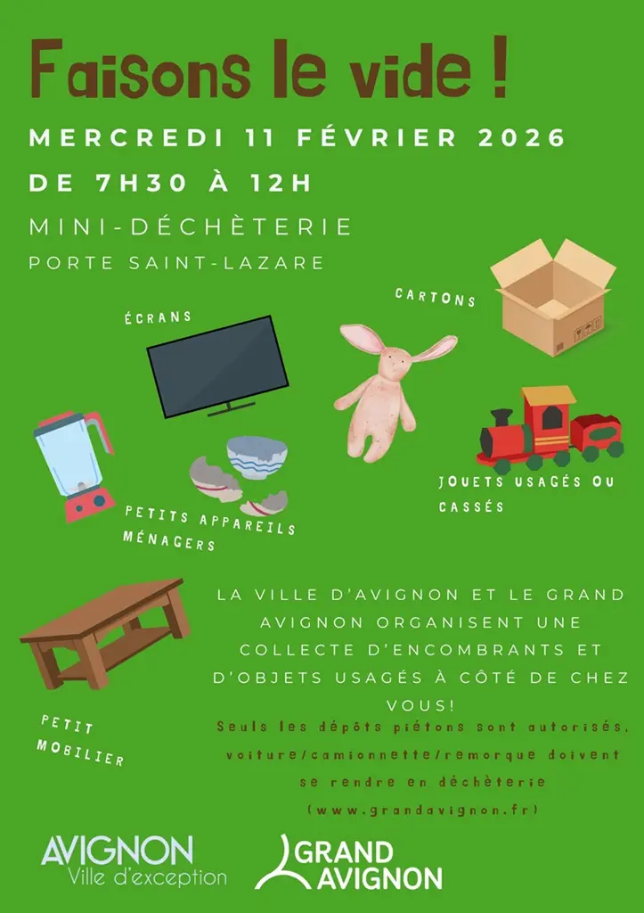 Faisons le vide ! - Mini-déchetterie_Avignon