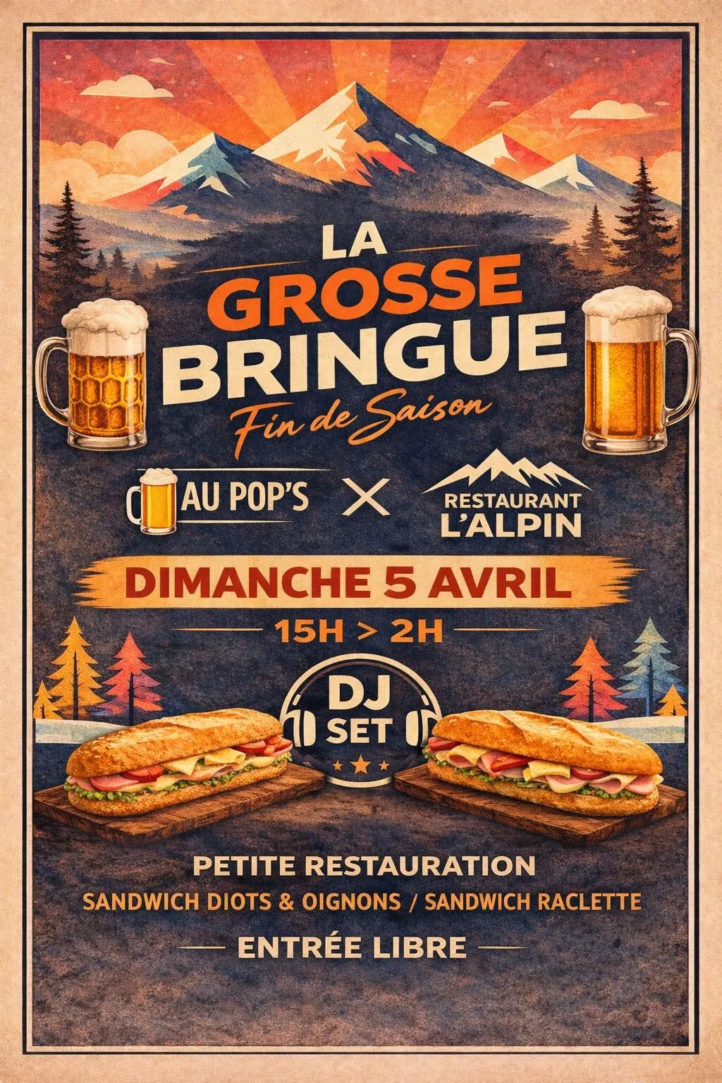 Affiche de l'événement La grosse bringue