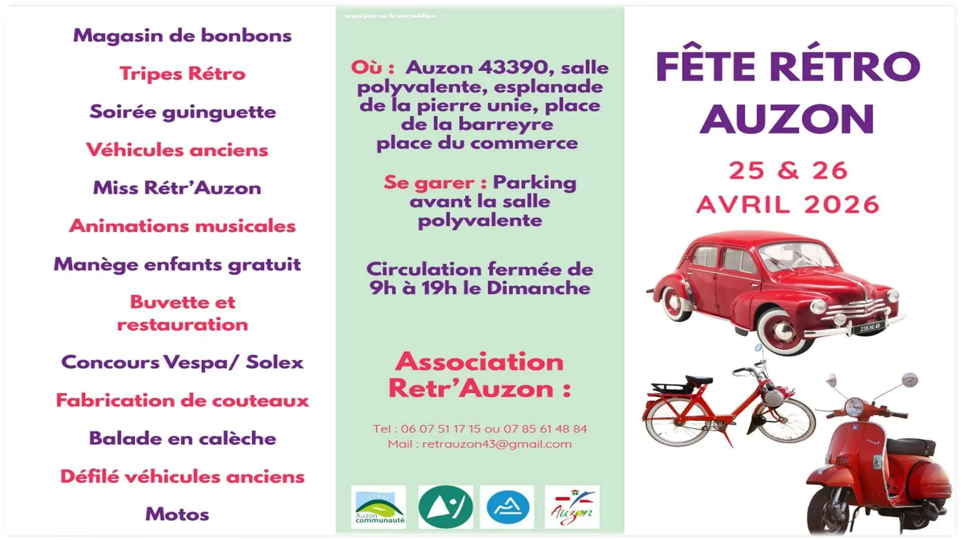 Programme Rétr'Auzon