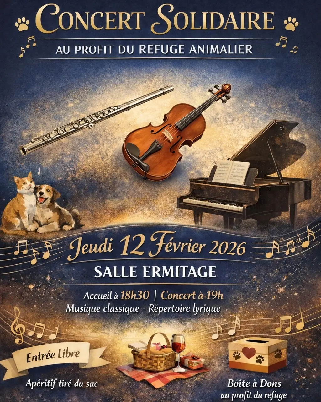 Affiche du concert