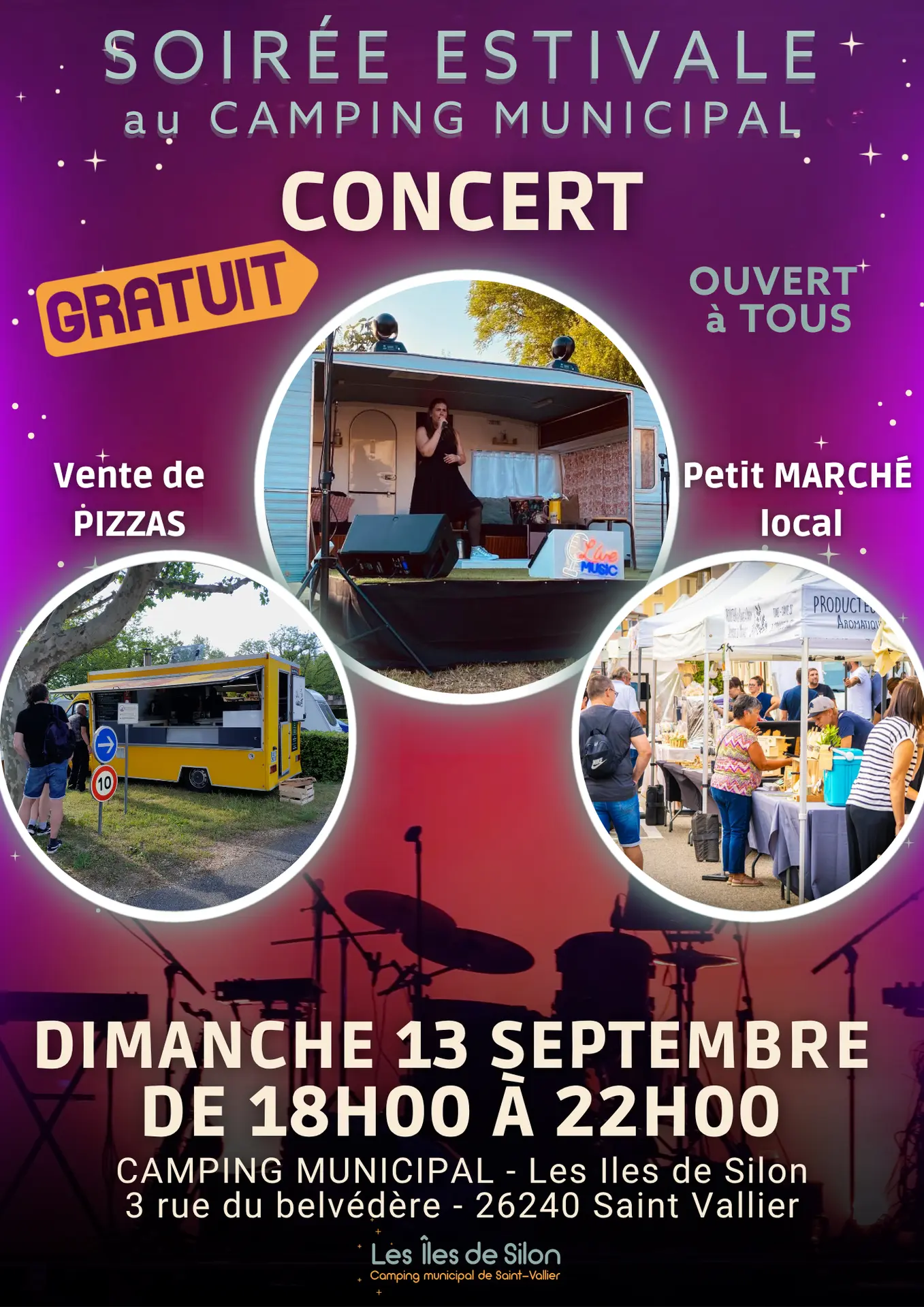Affiche expliquant l'événement