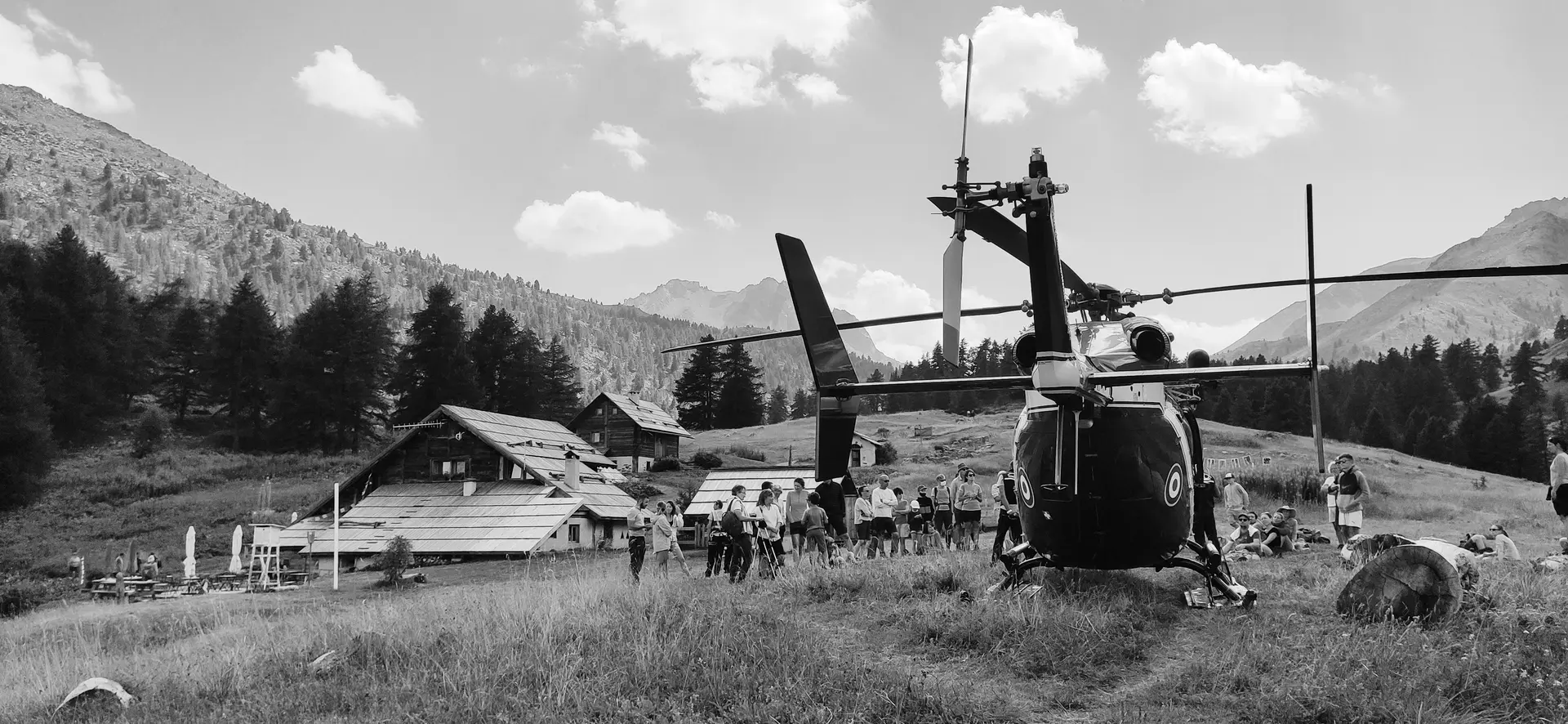 Café du jeudi avec le PGHM de Briançon au refuge de Buffère