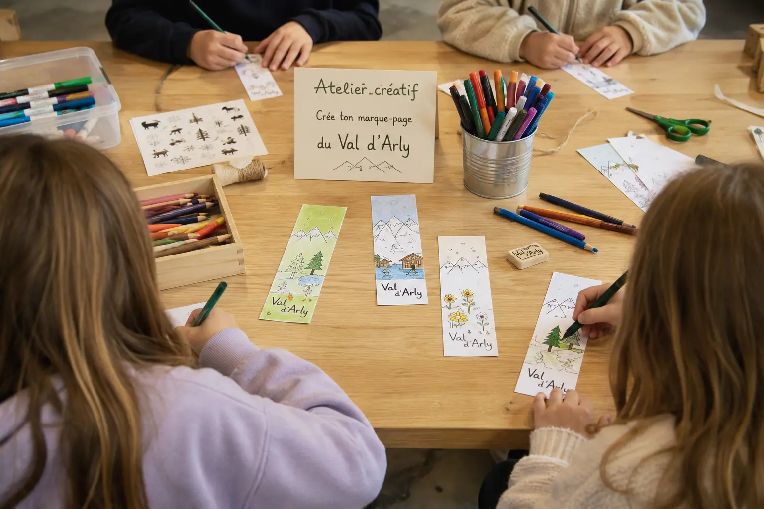 Atelier enfant à Flumet