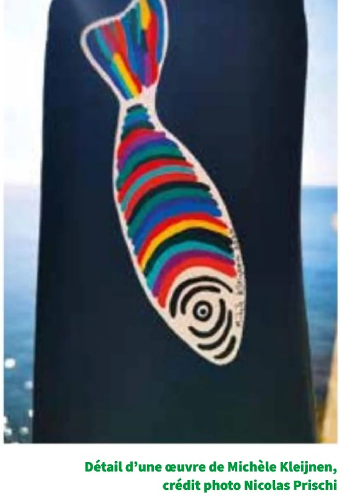 Détail d'une oeuvre de Michèle Kleijner