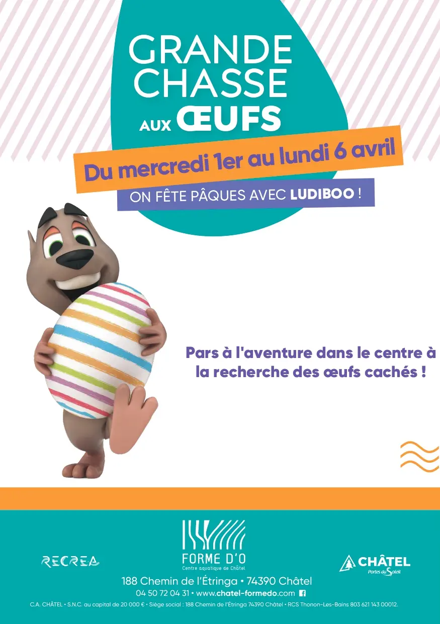 Grande chasse aux œufs Forme d'O
