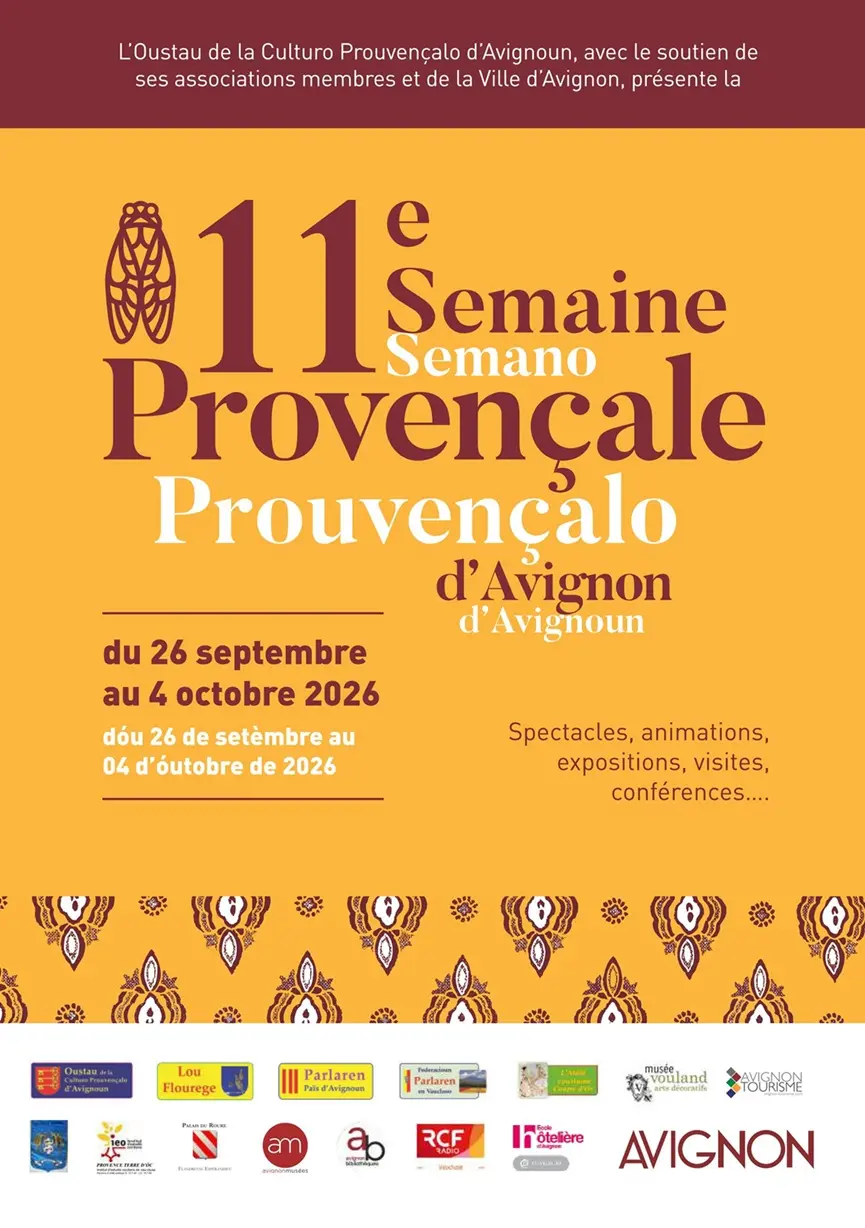 Visuel Semaine Provençale d'Avignon - 11e édition_Avignon