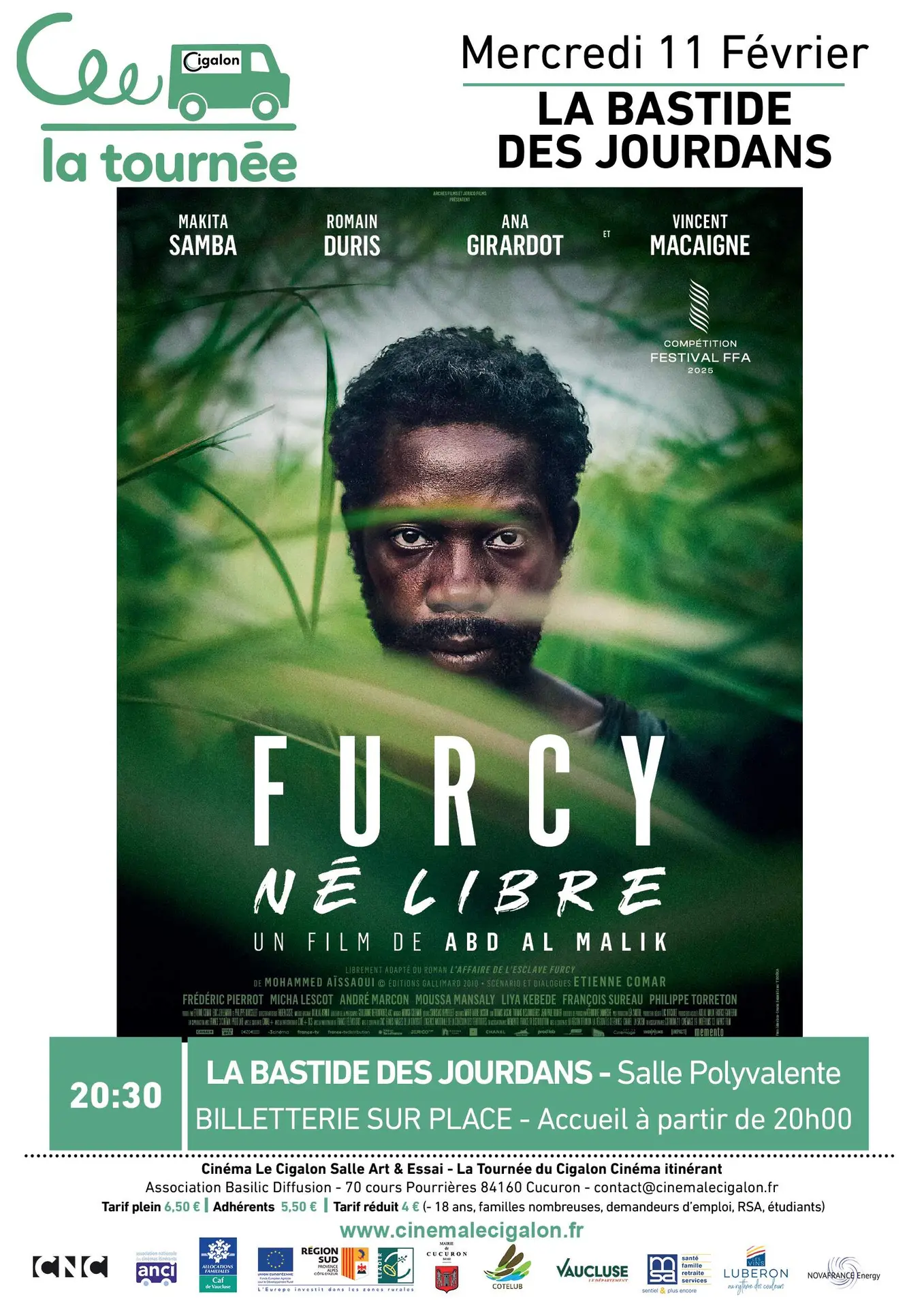 La Tournée du Cigalon  à La Bastide des Jourdans : Furcy , Né libre_La Bastide-des-Jourdans