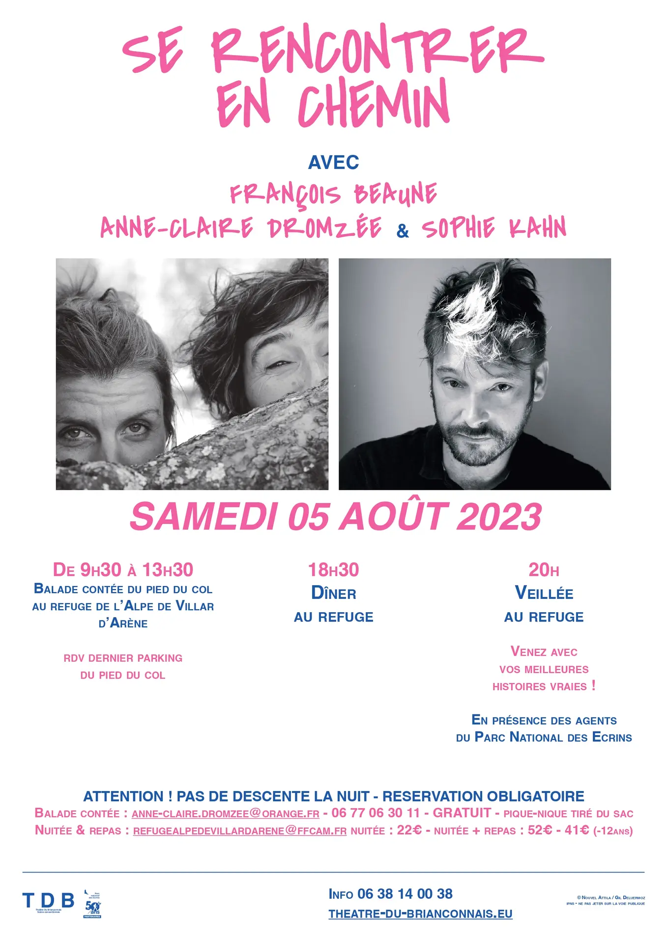 Se rencontrer en chemin - veillées au refuge de l'Alpe de Villar d'Arène