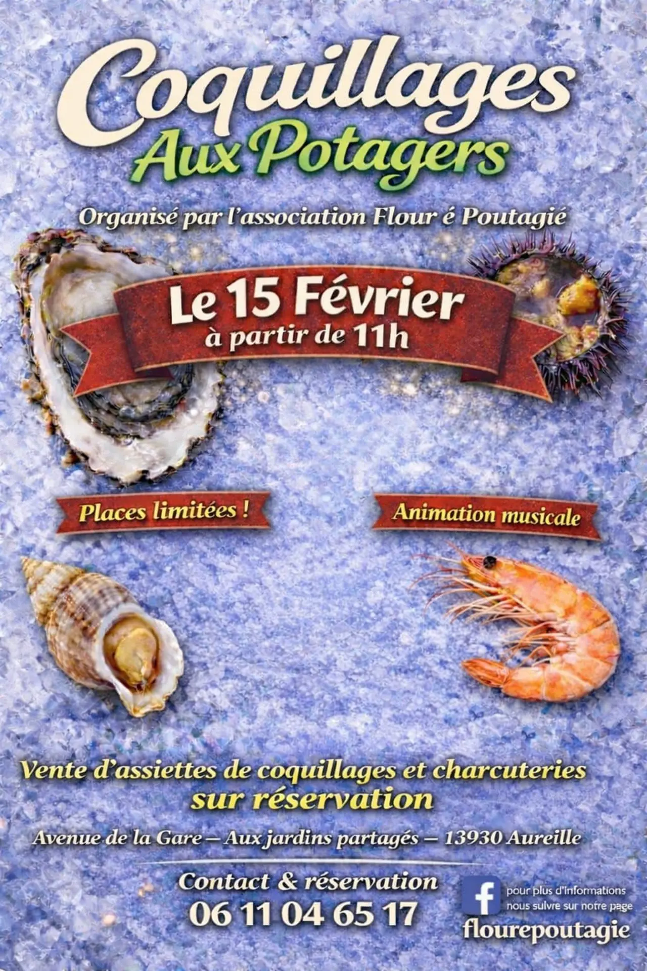 Poster Tasting: Shellfish in the vegetable gardens in Aureille 15.02.26