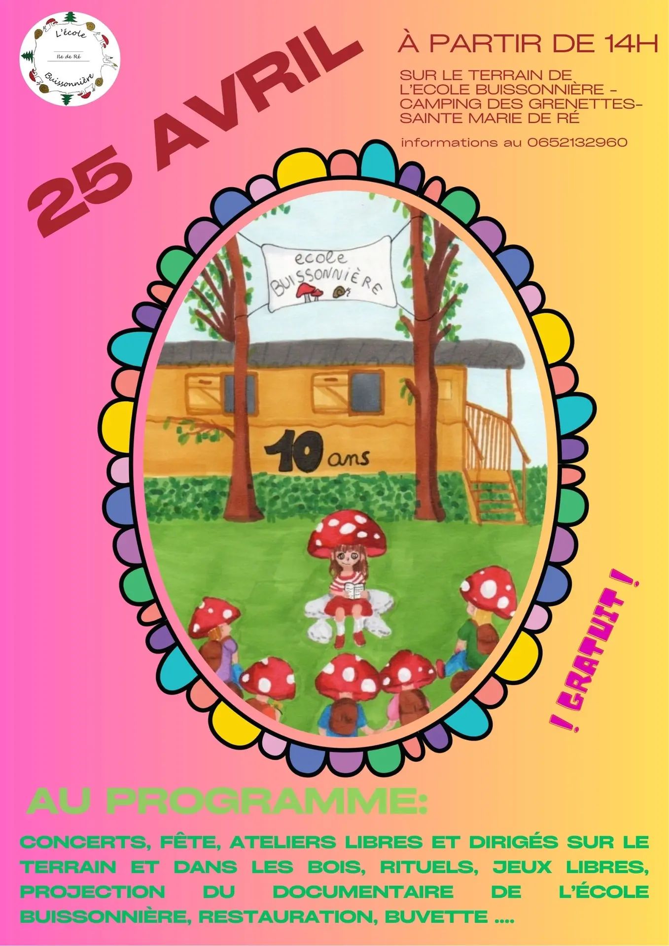 Anniversaire École Buissonnière