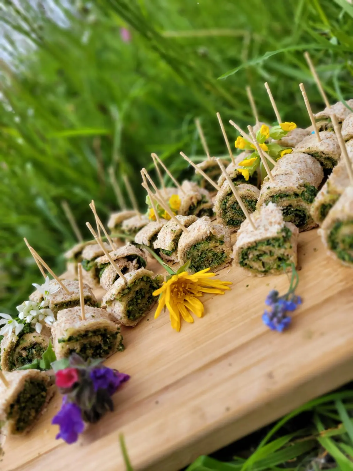 Rouleau de plantes aromatiques