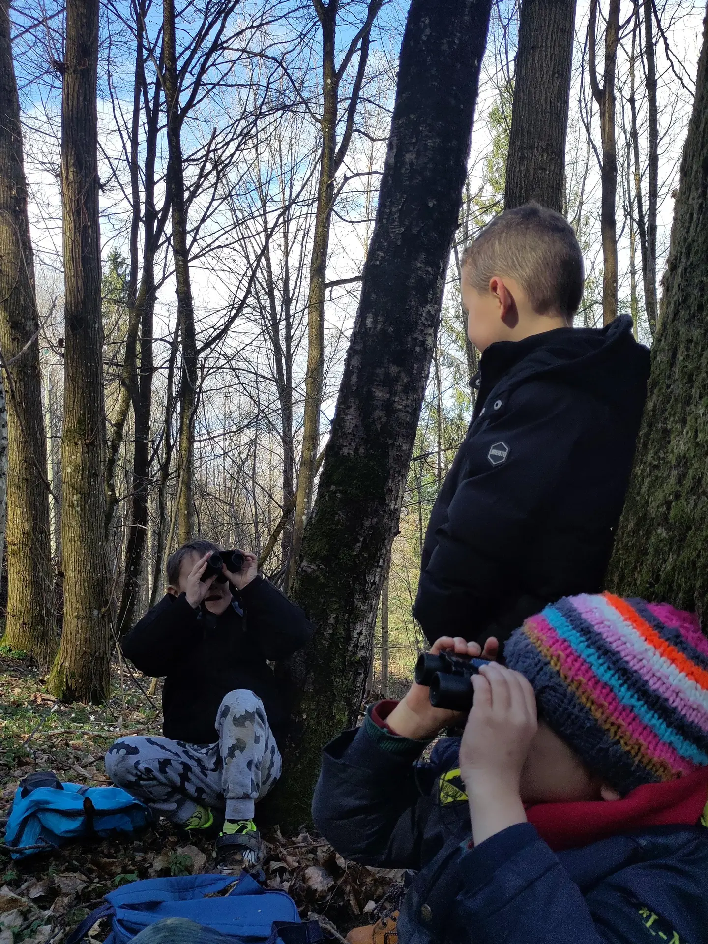 Observation aux jumelles