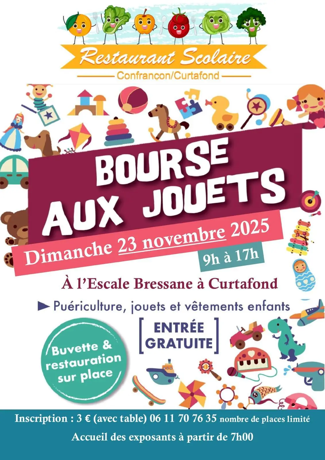 Affiche Bourse aux jouets