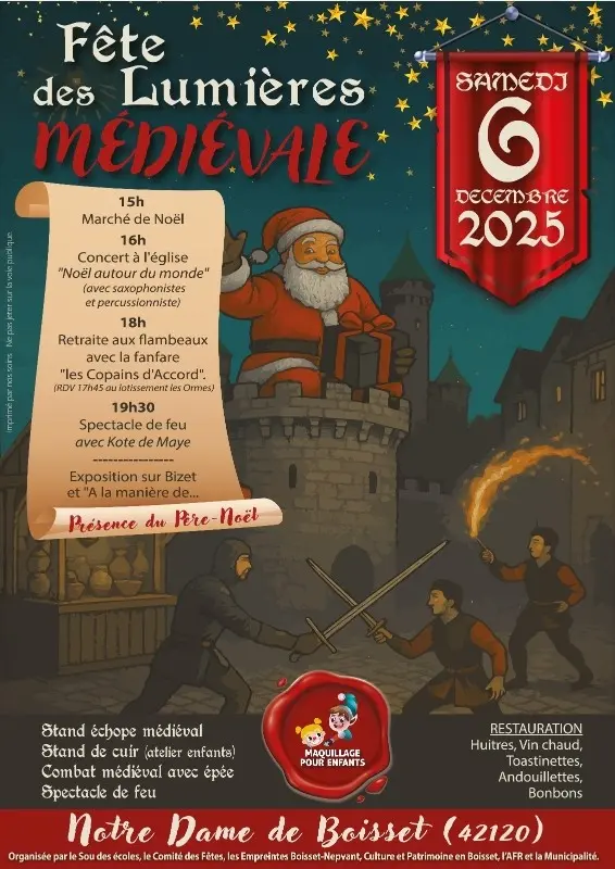 Fête des lumières médiévale_Notre-Dame-de-Boisset