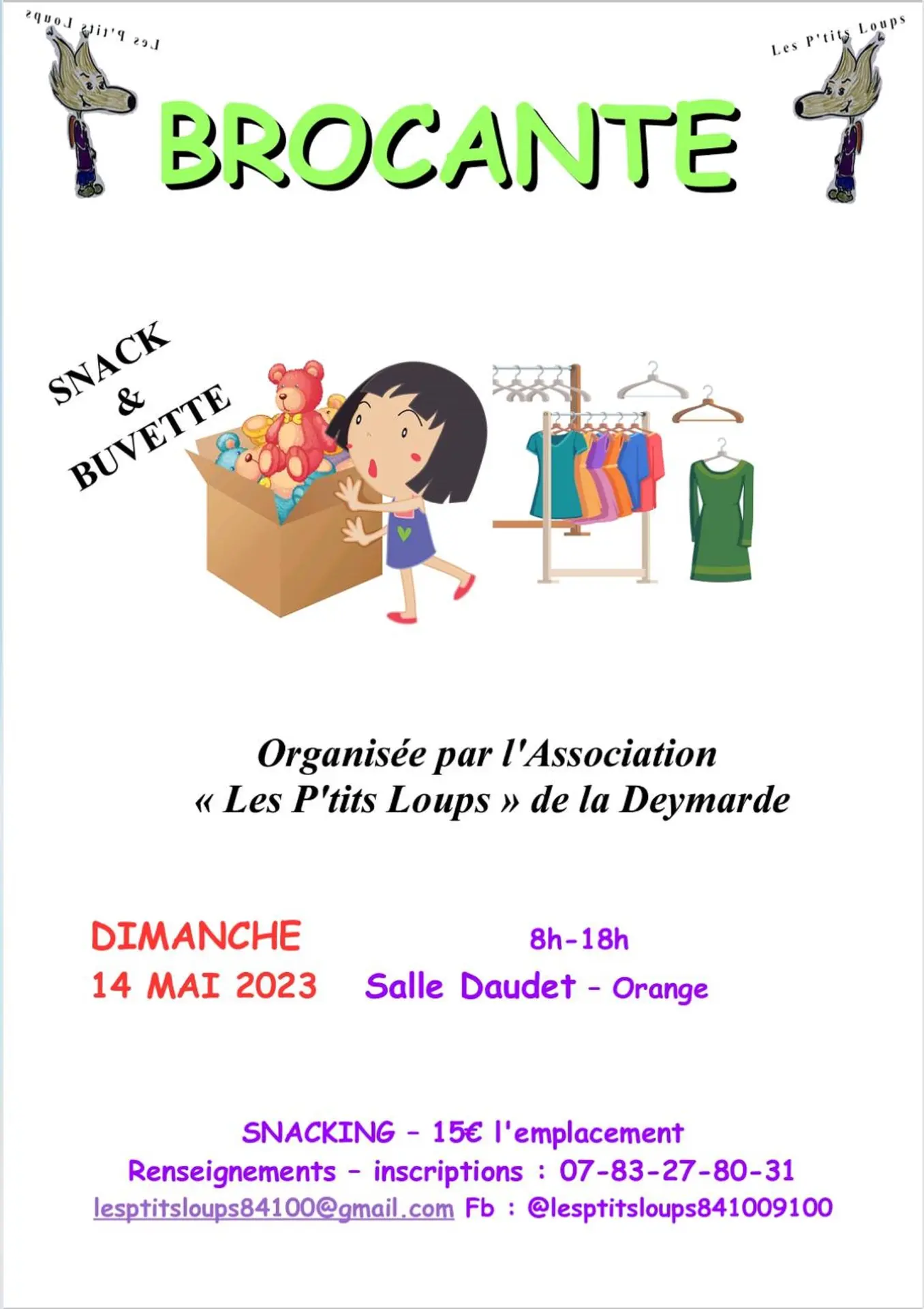 Vide grenier des P'tits Loups