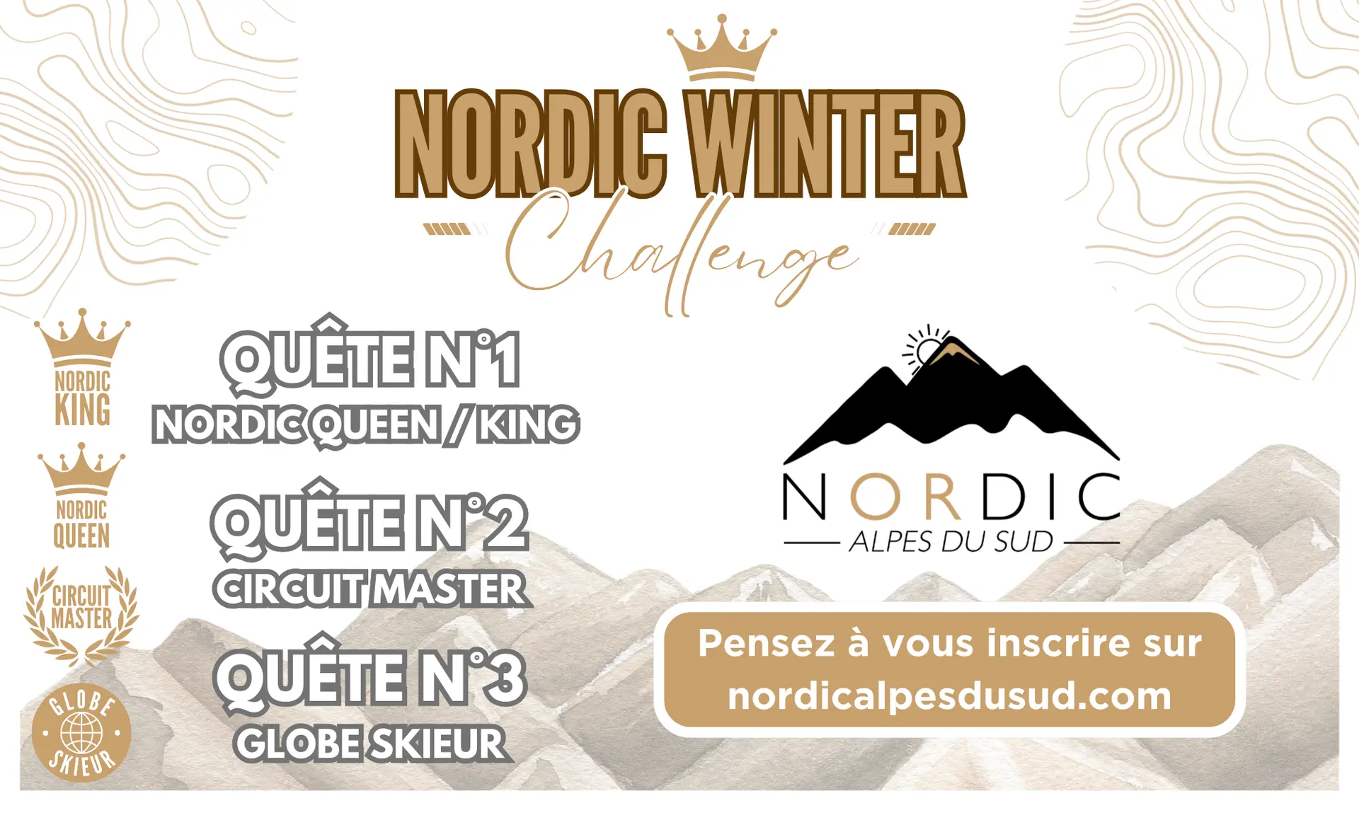 Affiche Nordic Winter Challenge