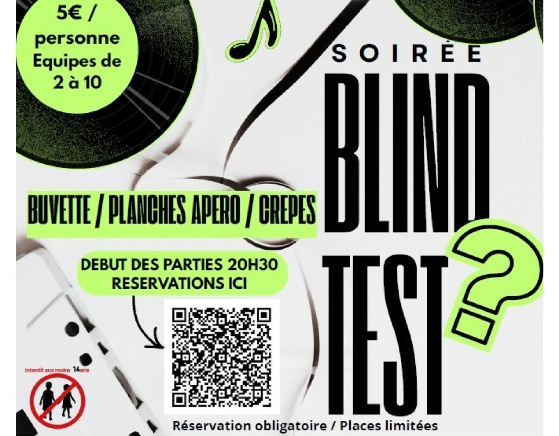affiche blind test